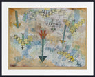 Birds Swooping Down and Arrows, Paul Klee Fine Art Print