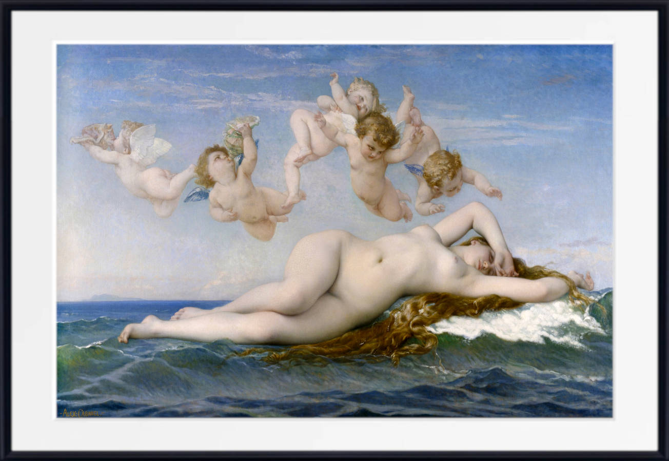 Alexandre Cabanel Fine Art Print : The Birth of Venus