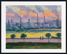 Darío de Regoyos Print, Blast Furnaces in Bilbao (1908)