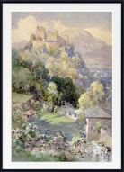 Edward Compton Print, View of the Hohensalzburg Fortress