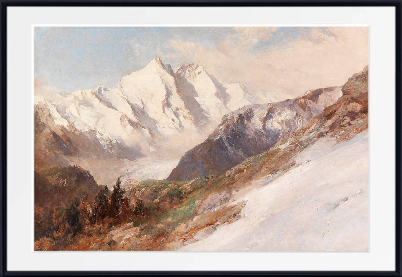 Edward Compton Print, The North side of the Großglockner (1919)