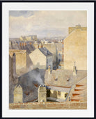 Marie Egner Print, View from the Klagbaumgasse studio in Vienna