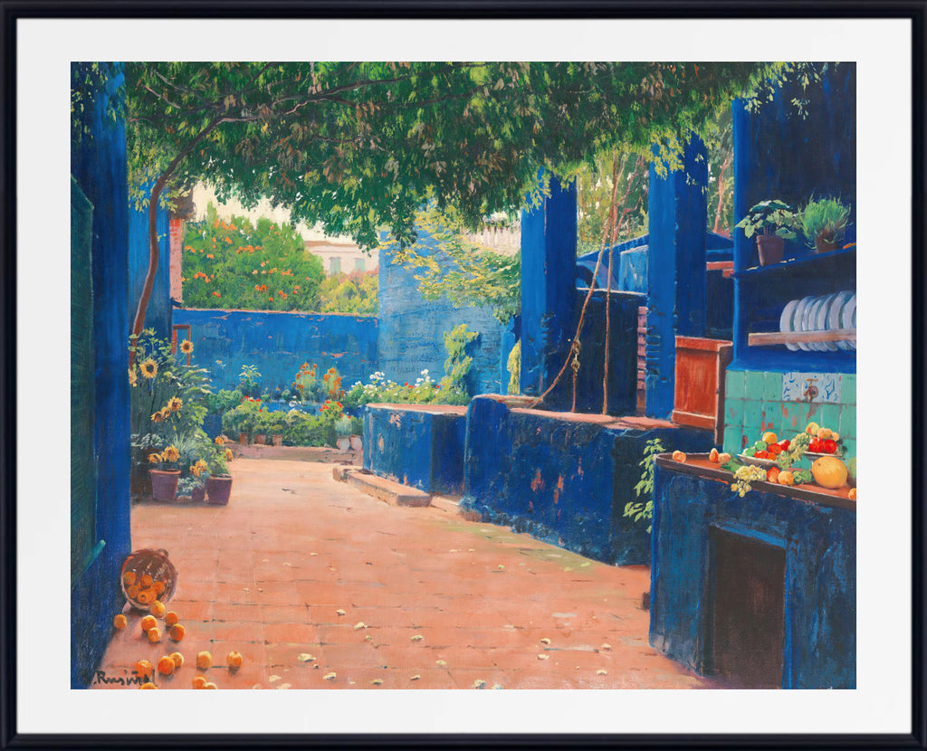 Santiago Rusinol, Blue Courtyard
