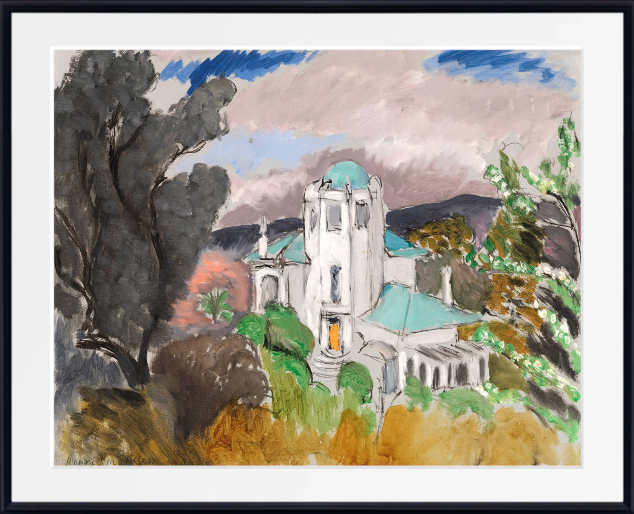 Henri Matisse Print, Blue Villa (1918)