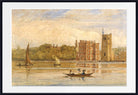 David Cox Print, Boating Before Lambeth Palace, London