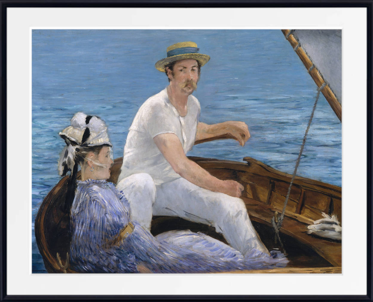 Édouard Manet Print : Boating