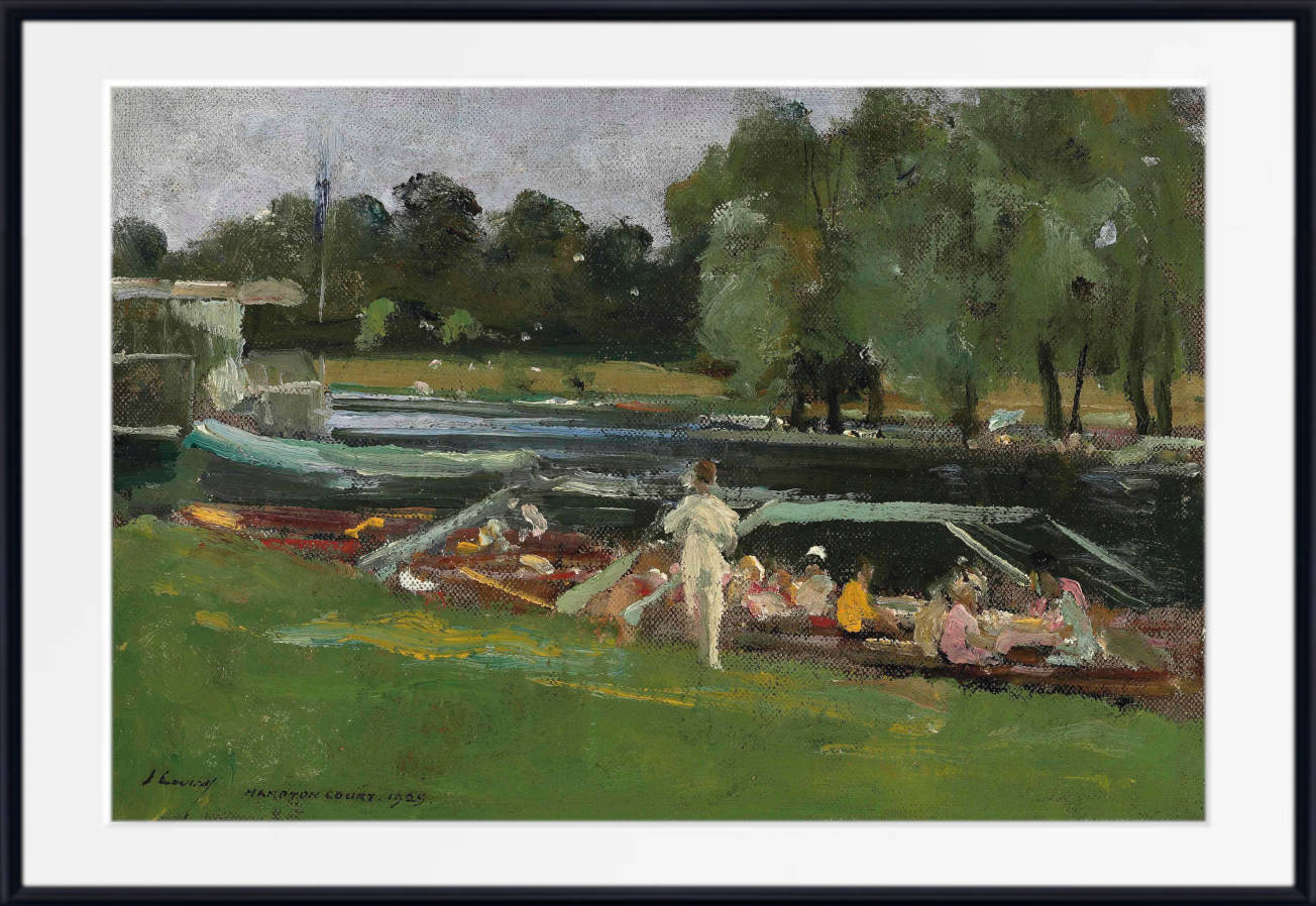 John Lavery Print, Boating at Remenham