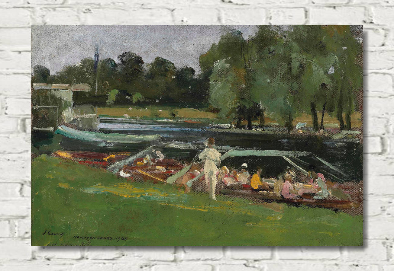 John Lavery Print, Boating at Remenham