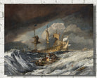 Boats Carrying Out Anchors to the Dutch Men of War , J.M.W. Turner