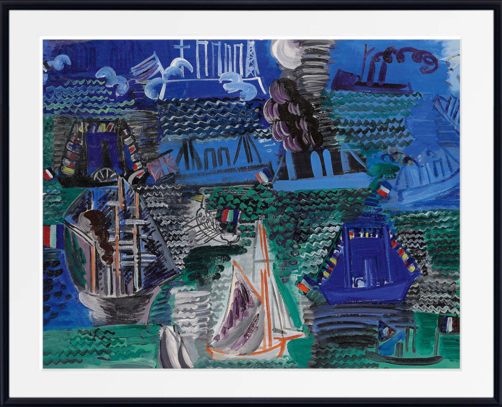 Boats (circa 1930) by Raoul Dufy