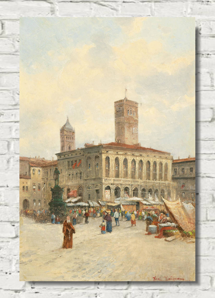 Karl Kaufmann Print, View of Bologna