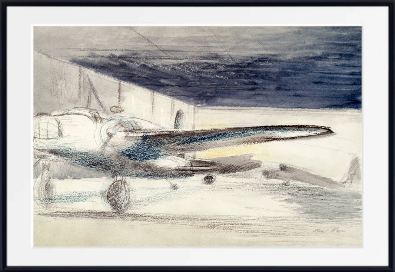 Paul Nash Fine Art Print, Bomber Lair