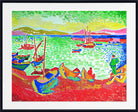 André Derain – Boats in the harbor of Collioure Prints & Canvas Panels