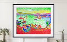 André Derain – Boats in the harbor of Collioure Prints & Canvas Panels