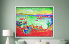 André Derain – Boats in the harbor of Collioure Prints & Canvas Panels