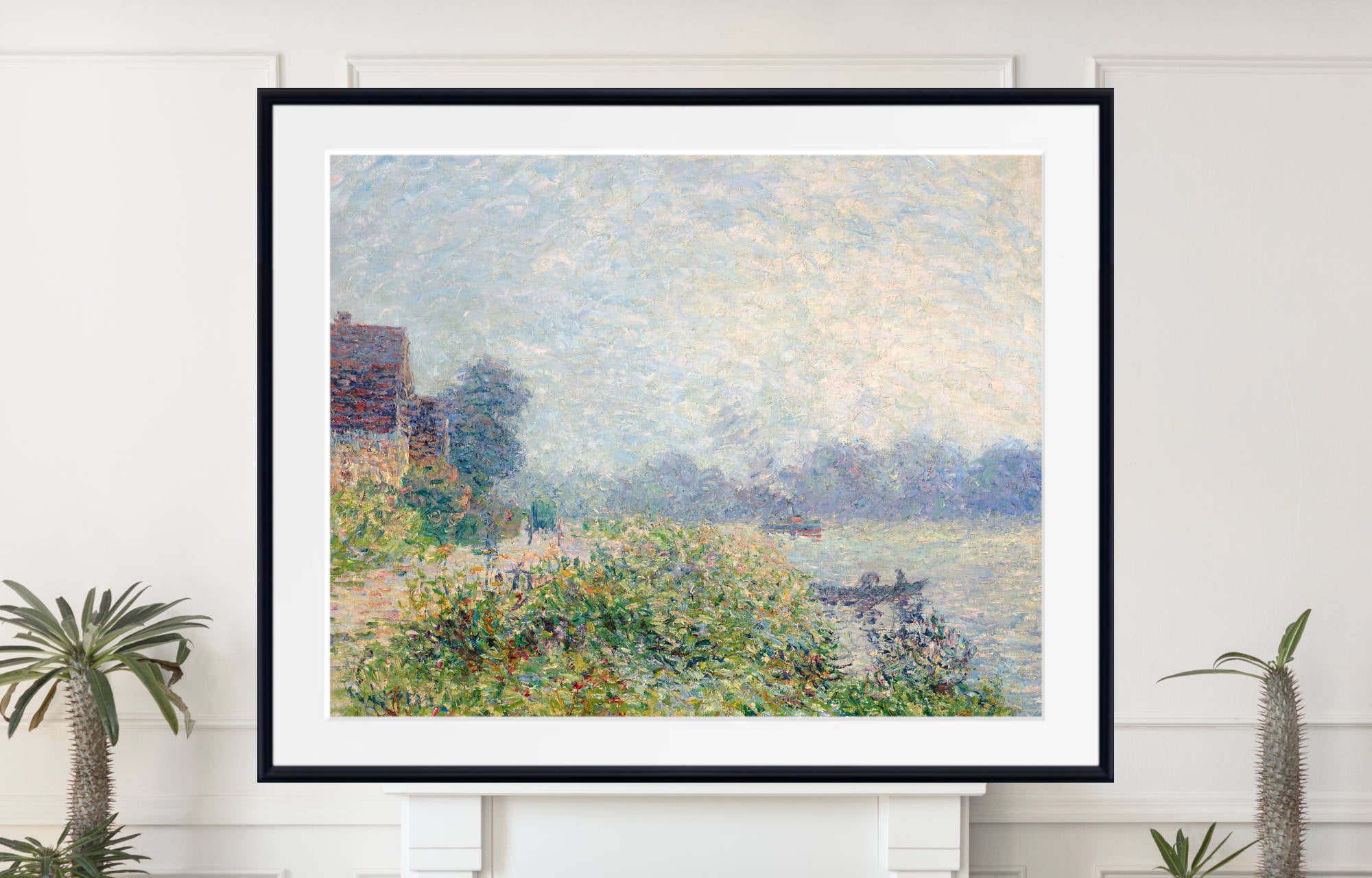 Gustave Loiseau Print, River bank (1901)