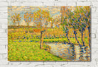 Camille Pissarro Print, Banks of the Epte at Éragny
