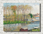 Camille Pissarro Print, Banks of the Loing at Moret (1901)