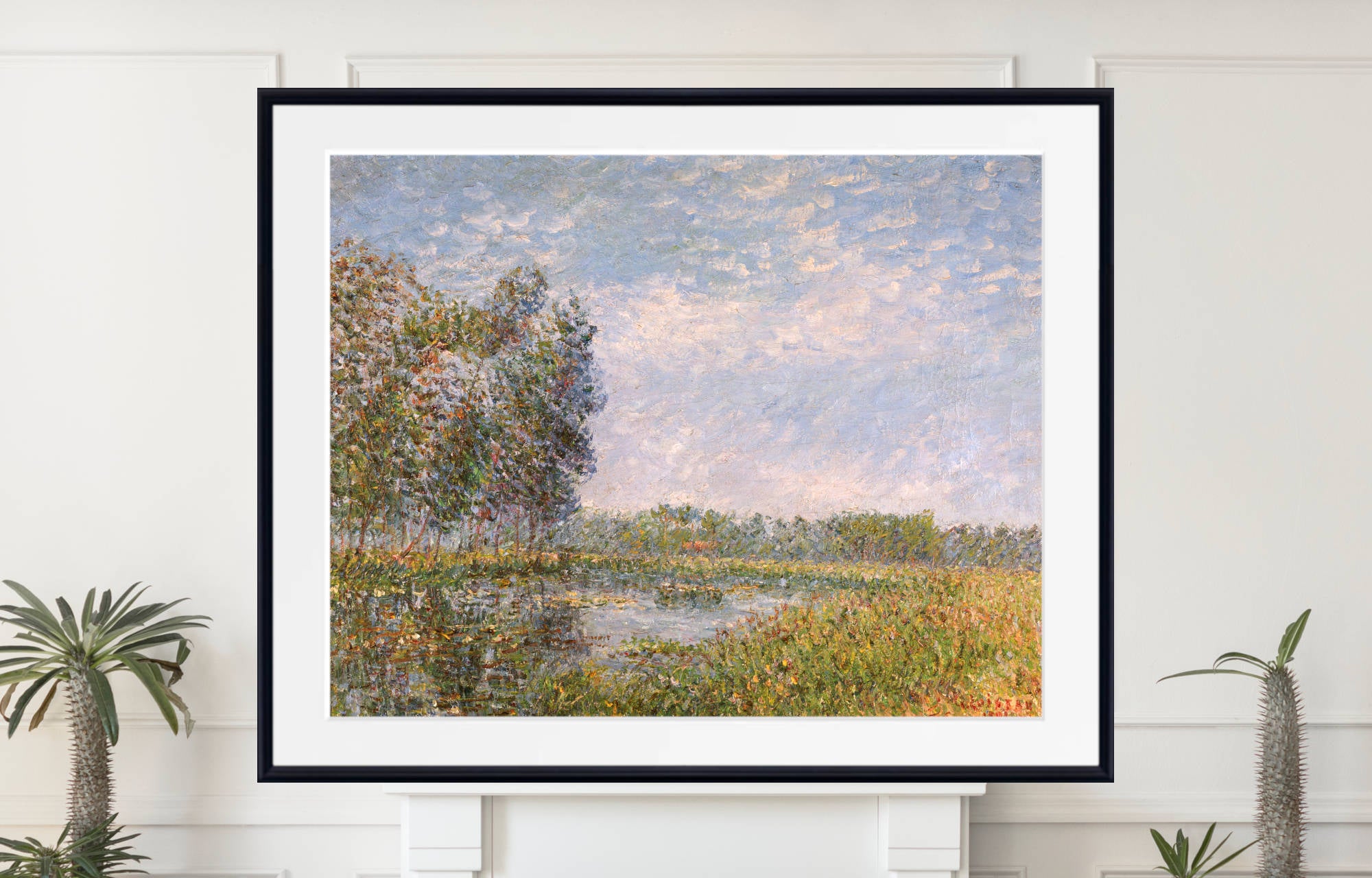 Gustave Loiseau Print, Banks of the Eure, Normandy (1901)