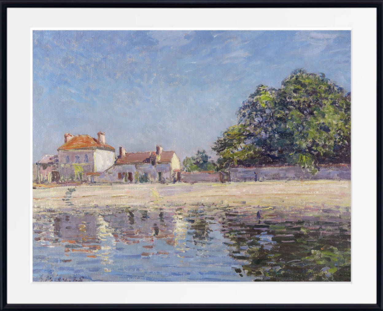 Alfred Sisley Fine Art Print, The River Loing at Saint-Mammes (1885)