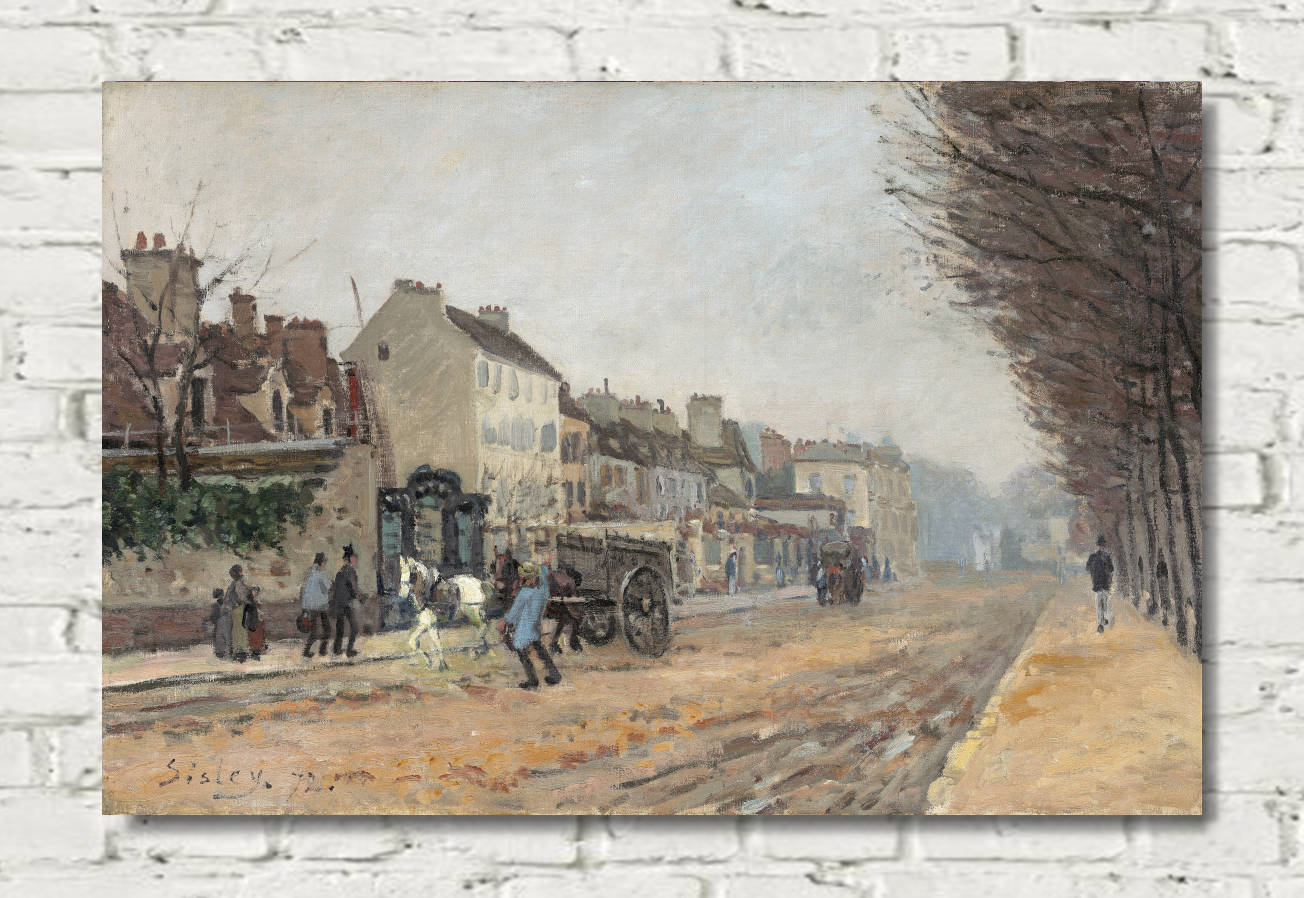 Alfred Sisley Print, Boulevard Héloïse (Argenteuil_1872)