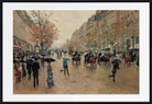 Jean Béraud Impressionist Fine Art Print, Boulevard Poissonnière in Autumn