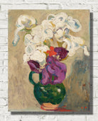 Bouquet of iris in a green pitcher (1905) by Louis Valtat