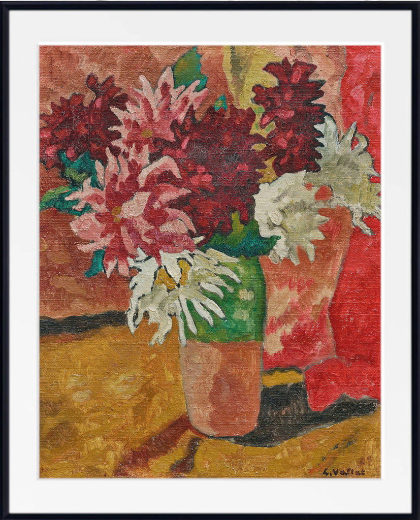 Bouquet of dalhias (1940) by Louis Valtat