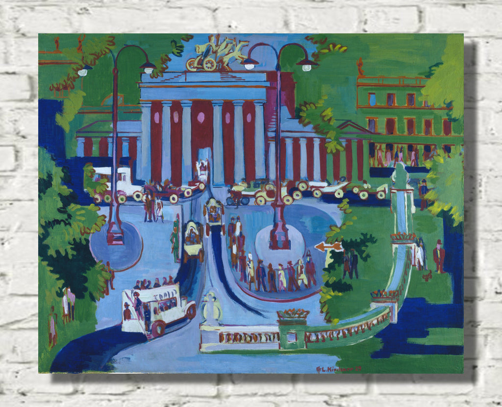 Brandenburg Gate (1929) by Ernst Ludwig Kirchner