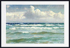 Michael Ancher Fine Art Print, Breaking Waves off Skagen