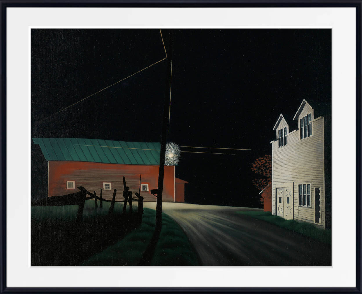 George Ault Fine Art Print, Bright Light at Russell's Corners