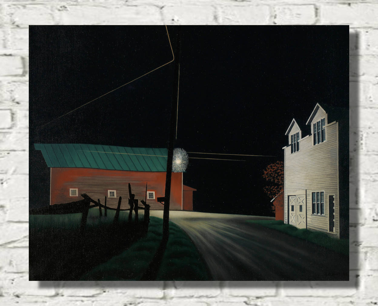 George Ault Fine Art Print, Bright Light at Russell's Corners