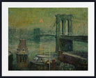 Ernest Lawson Print, Brooklyn Bridge (c 1920)