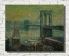 Ernest Lawson Print, Brooklyn Bridge (c 1920)