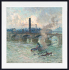 Emile Claus Print, Mist, steam and smoke on the Thames (1916)