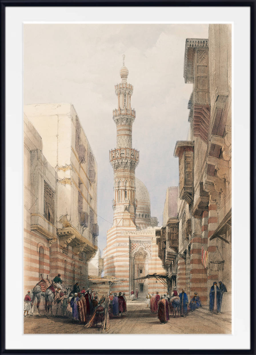 Bullack Cairo, David Roberts Fine Art Print