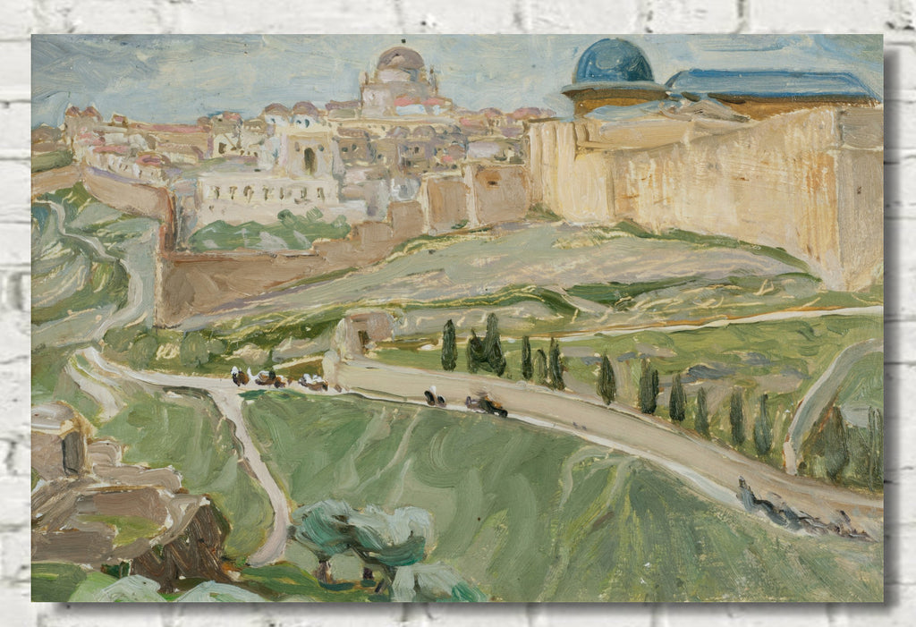 Anna Boberg, By Jerusalem. (1921)