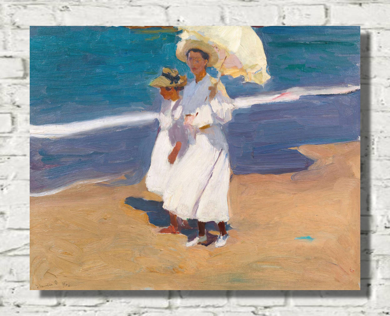 Joaquín Sorolla Print, By The Seaside (1906)