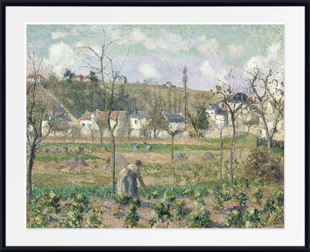 Camille Pissarro Print, Le Jardin de Maubuisson
