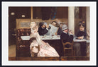 Henri Gervex Print, Café Scene In Paris (1877)