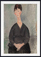 Amedeo Modigliani Wall Art Print : Café Singer (1917)