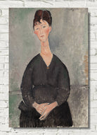 Amedeo Modigliani Wall Art Print : Café Singer (1917)