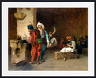 Jean-Léon Gérôme Print : Cafe House, Cairo (Casting Bullets)