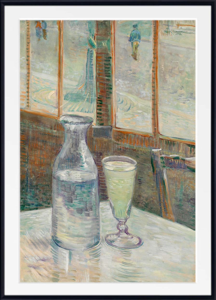 Café Table with Absinthe, Vincent Van Gogh Fine Art Print