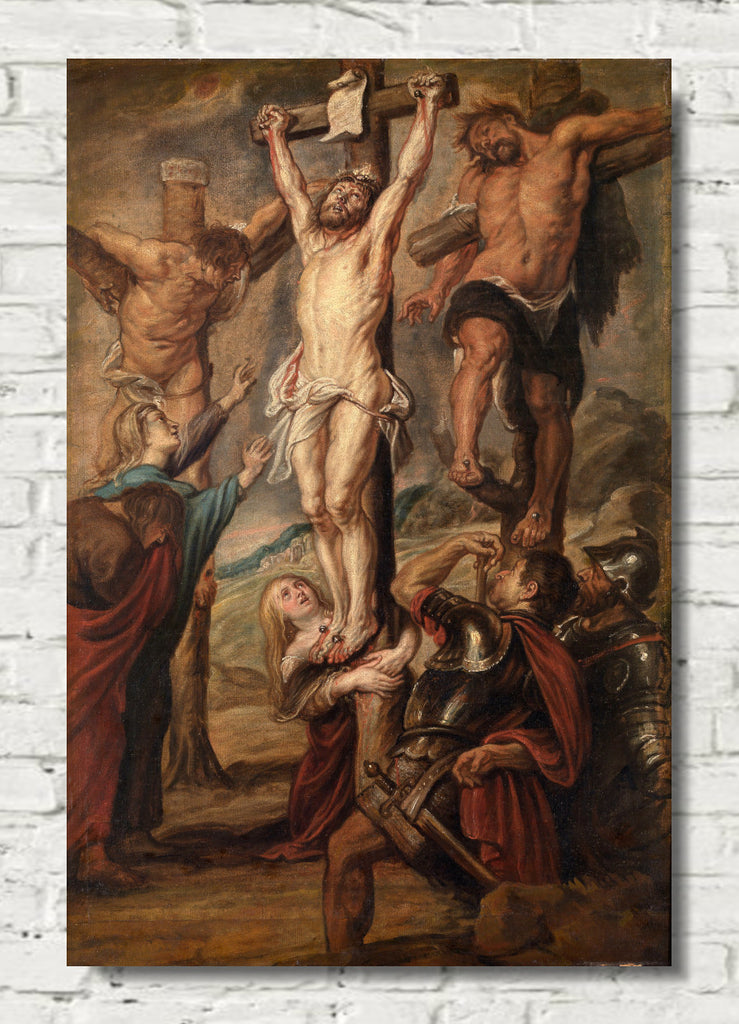 Christ on the Cross Between the Two Thieves, Peter Paul Rubens