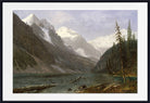 Albert Bierstadt Print : Canadian Rockies (Lake Louise)