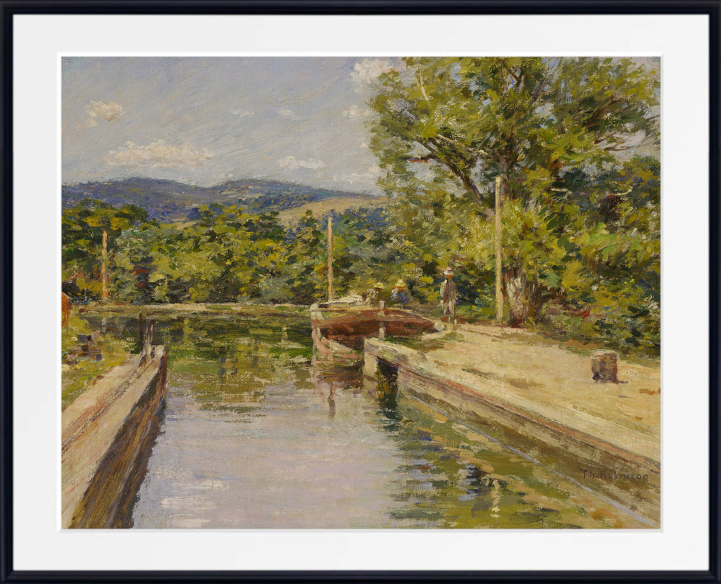 Canal Scene, Theodore Robinson