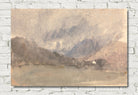 David Cox Print, Capel Curig, Caernarvonshire, Wales (1840s)