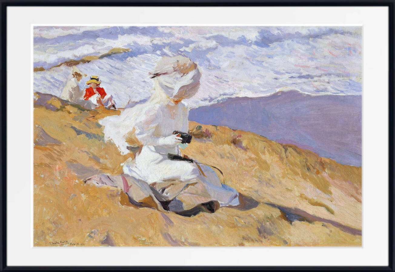 Joaquín Sorolla Print, Capturing the moment (1906)