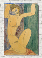 Amedeo Modigliani Wall Art Print : Cariatide